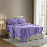 Nestl Twin XL Sheet Sets, 1800 Series Deep Pocket 3 Piece, Soft Microfiber Kids Bedding Set, LAVENDAR sheets