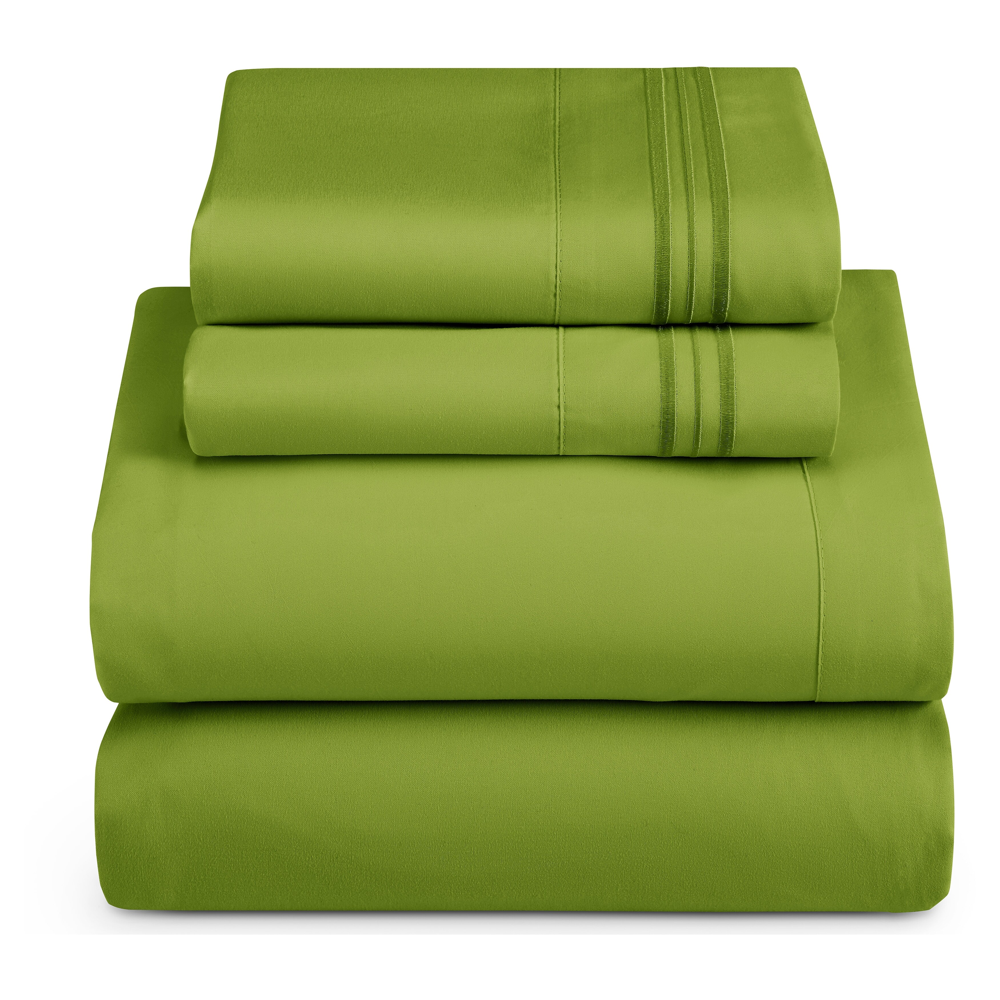 Nestl Ultrasoft Deep Pocket Bed Sheet Set CallaGreen Queen