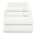 thumbnail image 1 of Nestl  Ultra-soft Deep Pocket Bed Sheet Set White Short Queen/RV, 1 of 5