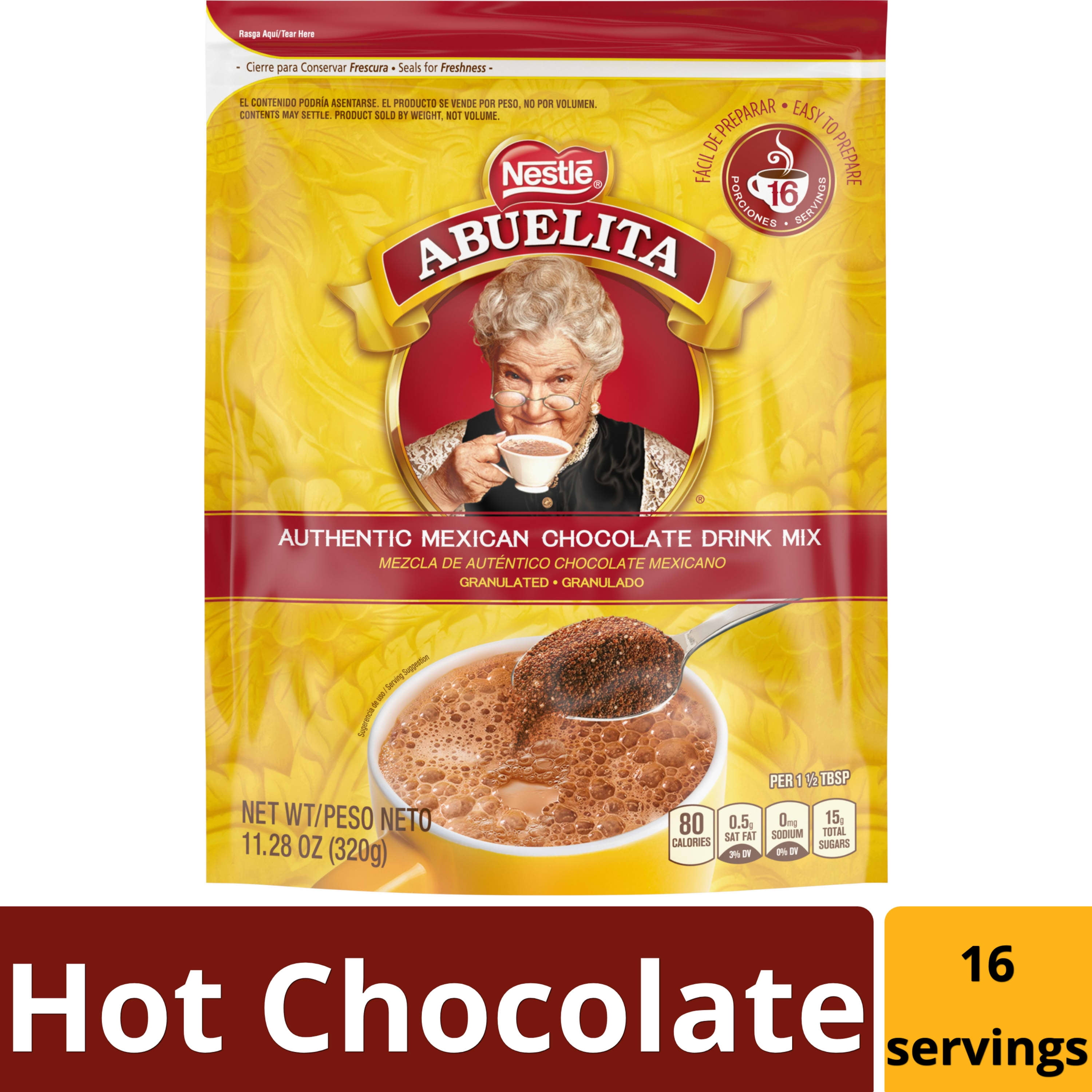 Nestle Abuelita Authentic Mexican Hot Chocolate Granulated Mix, 11.287