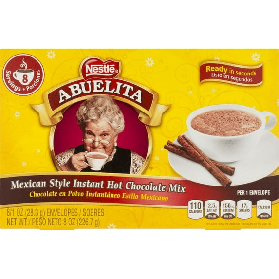 Nestle Abuelita Mexican Style Instant Hot Chocolate Drink Mix (Pack of 10)