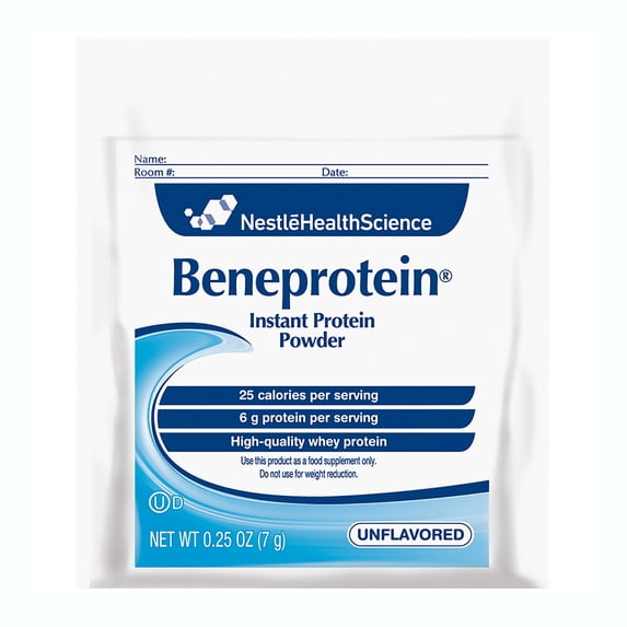 Nestle Beneprotein Instant Protein Powder, Unflavored Individual Packets, 75 Ct