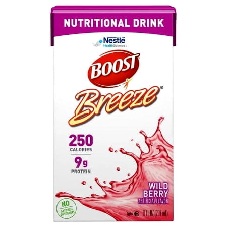 Nestle Boost Breeze Nutritional Drink 8 oz Carton 27 Ct