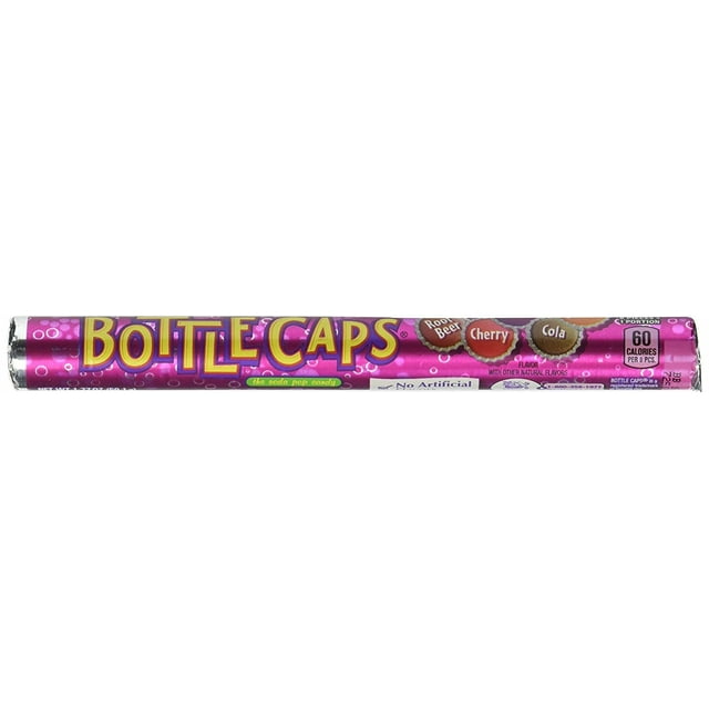 Nestle Bottle Caps Soda Pop Candy, 24 count