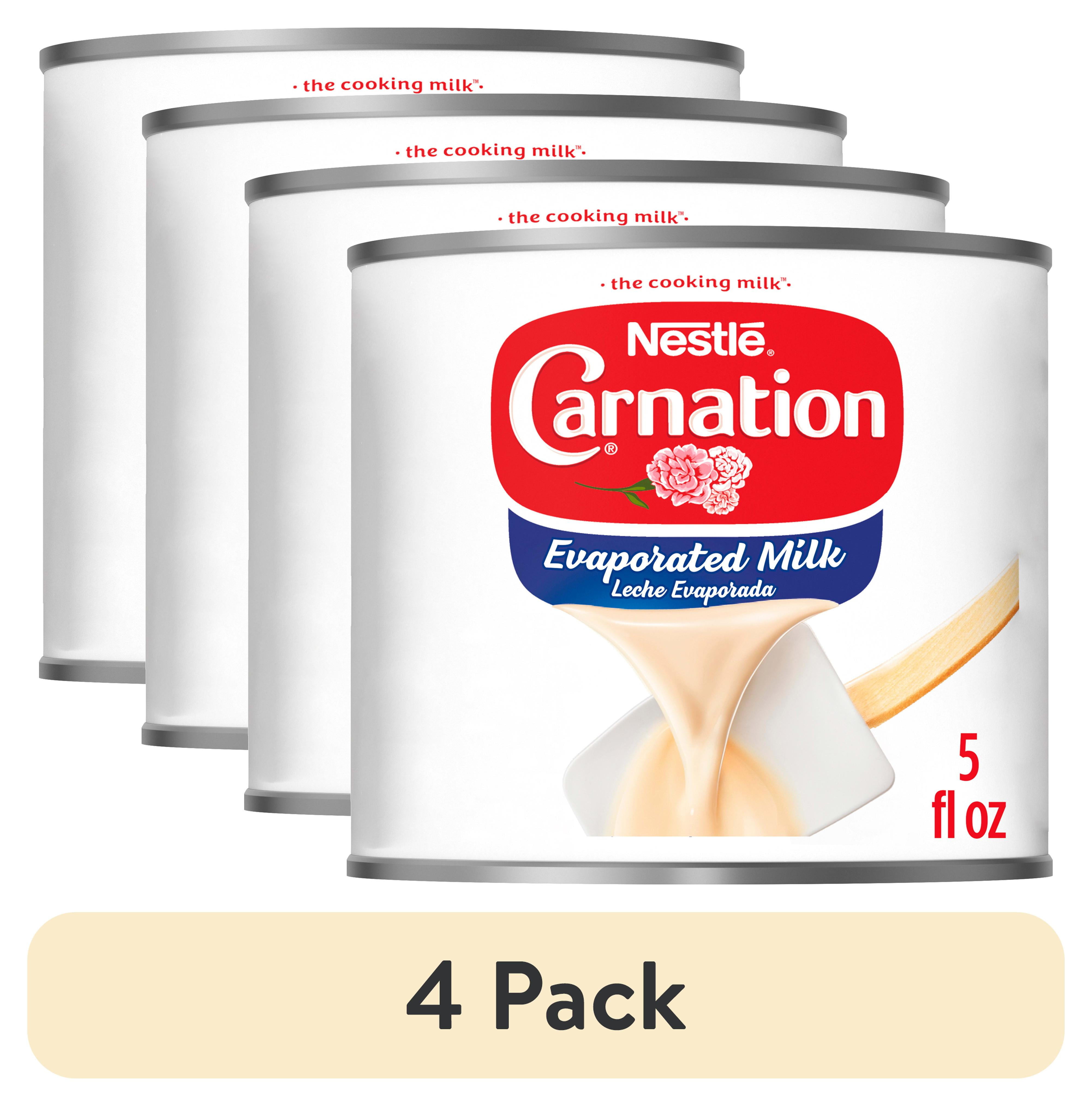 (4 pack) Nestle Carnation Evaporated Milk, Vitamin D Added, 5 fl oz