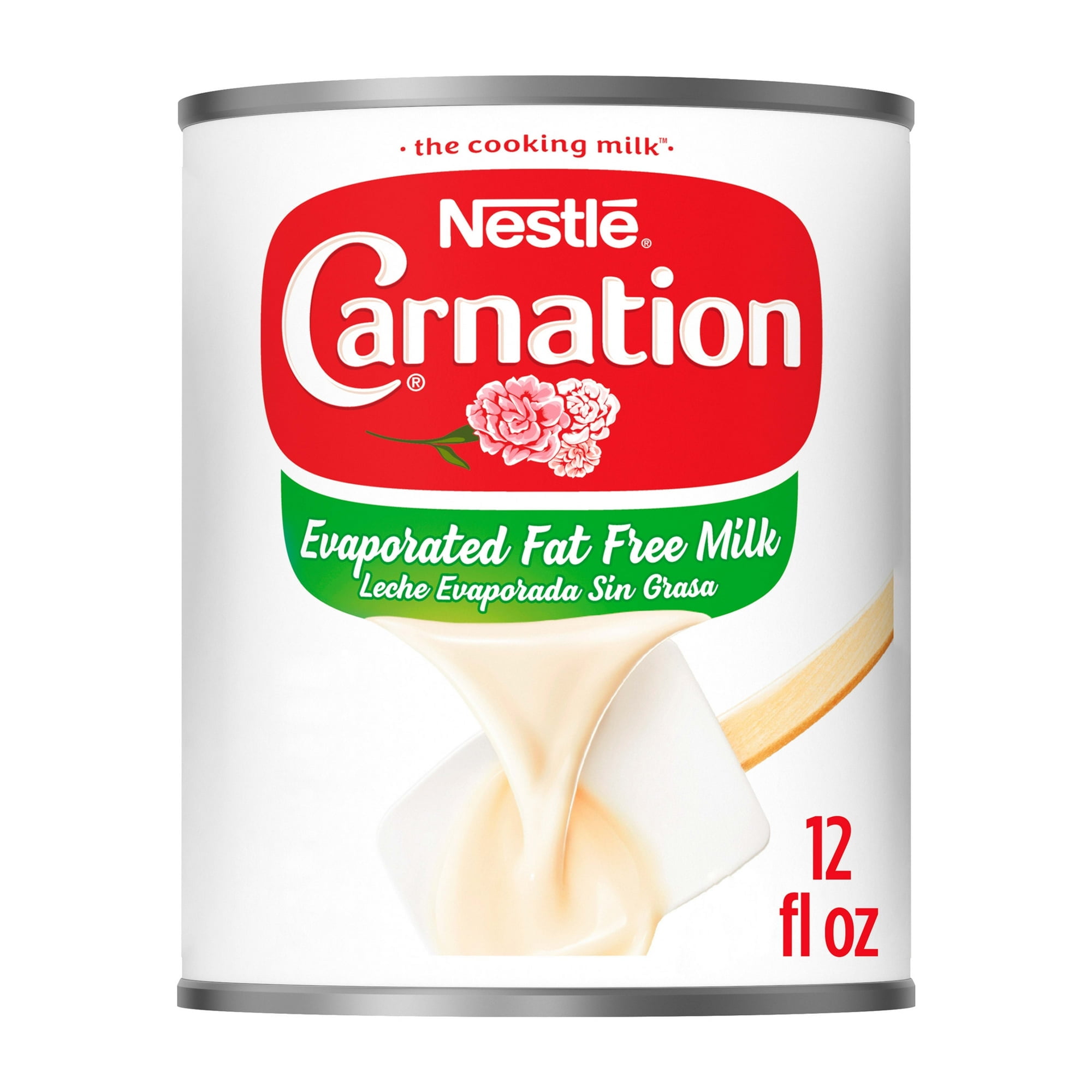 Nestle Carnation Fat-Free Evaporated Milk, Liquid, A and D Vitamins ...