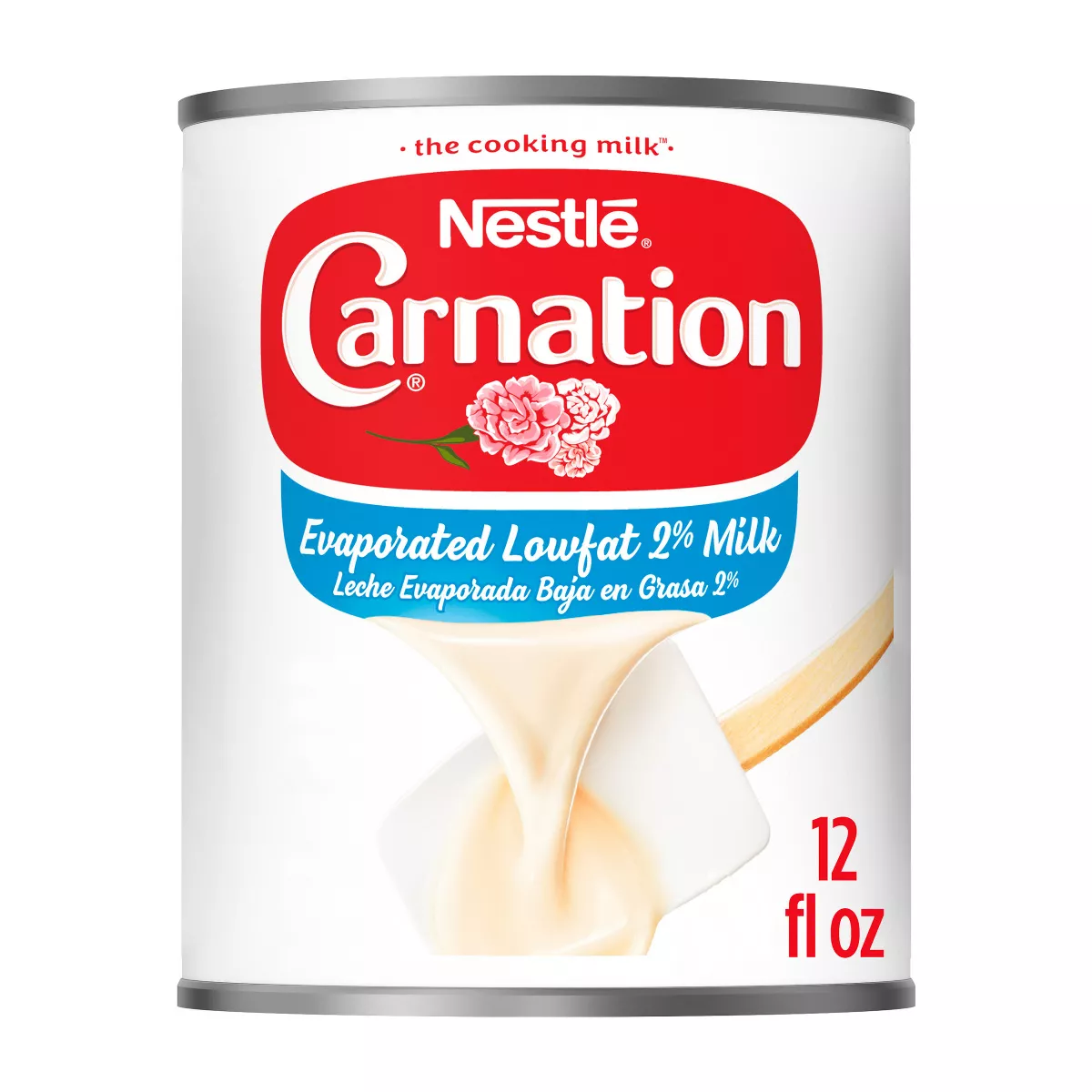 Nestle Carnation Low Fat 2% Evaporated Milk for Pumpkin Pie and Cooking - 12 fl oz