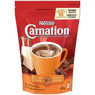 Nestle Carnation Rich and Creamy Hot Chocolate Mix, 450g