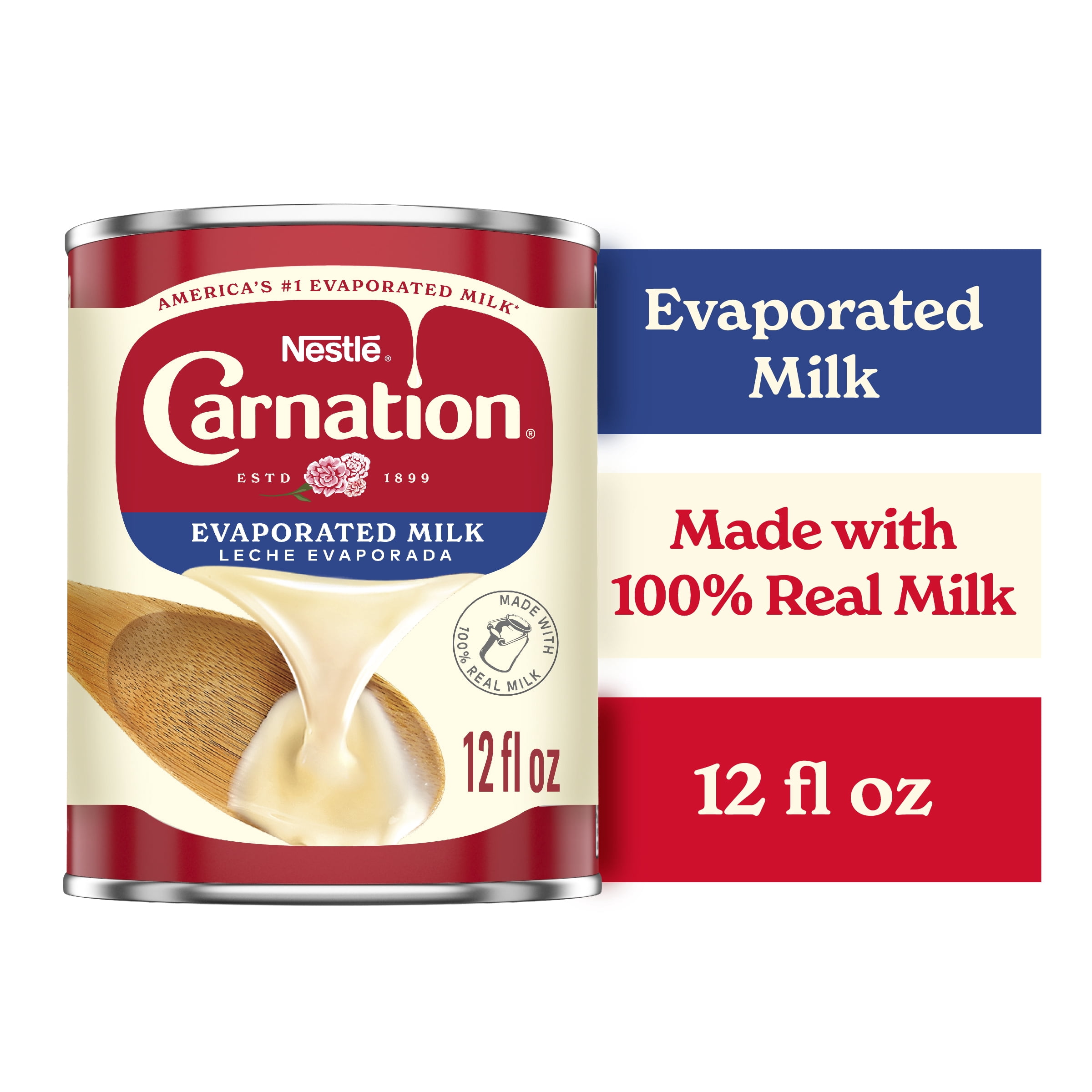 Nestle Carnation Vitamin D Added Evaporated Milk, 12 fl. oz. Can