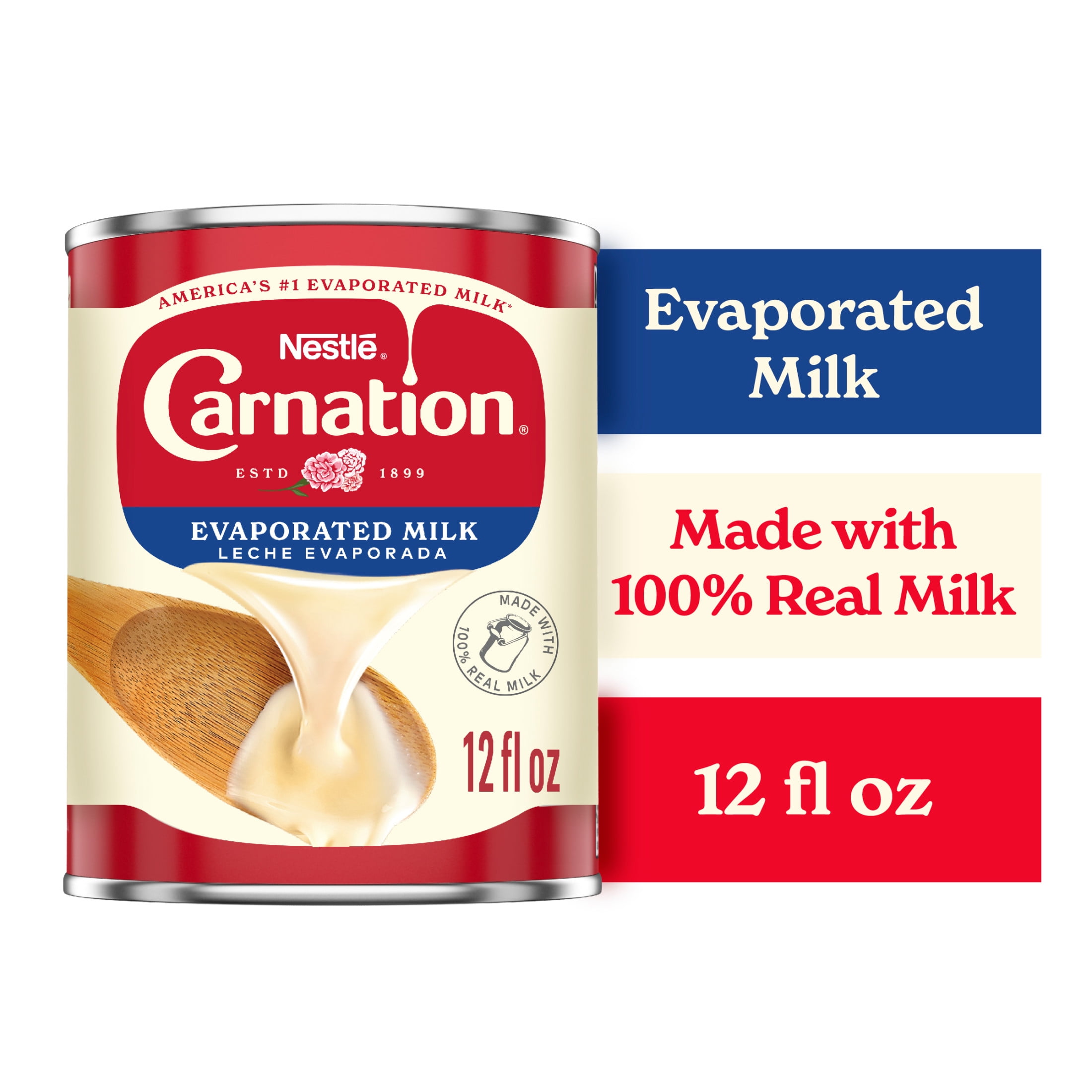 Nestle Carnation Vitamin D Added Evaporated Milk for Easter Baking, 12 fl. oz. Can