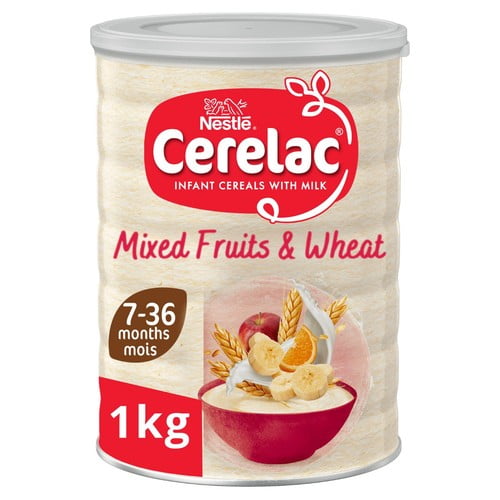 Nestle Cerelac Mixed Fruits & Wheat 1kg, British Import (Pack of 3)
