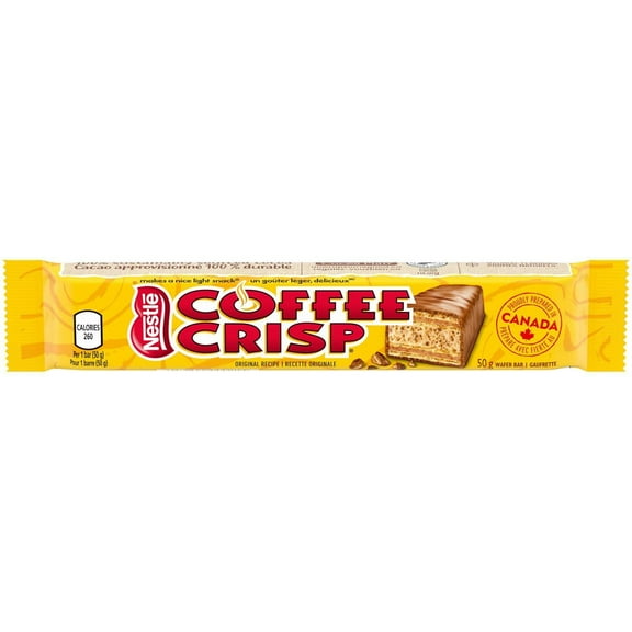 Nestle Coffee Crisp Chocolate Bar 18pk {Imported from Canada}