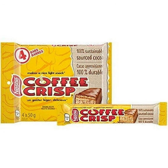 Nestle Coffee Crisp Chocolate Bar 2 pack - 8 bars