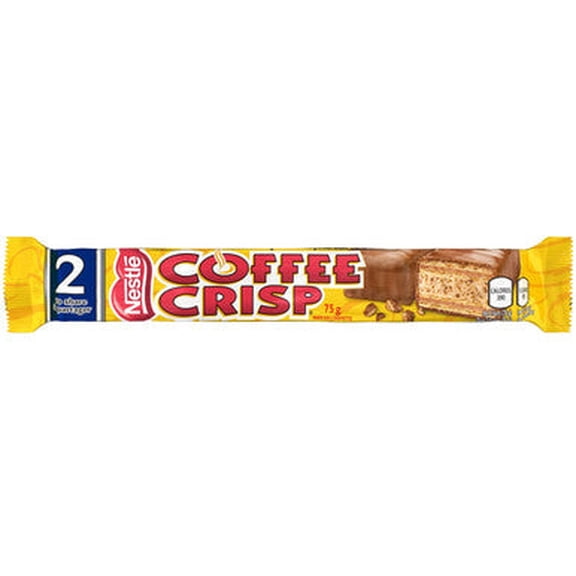 Nestle Coffee Crisp King Size, 24pk, 2 Bars in Each Pack, 75g/ Pack, {Imported from Canada}