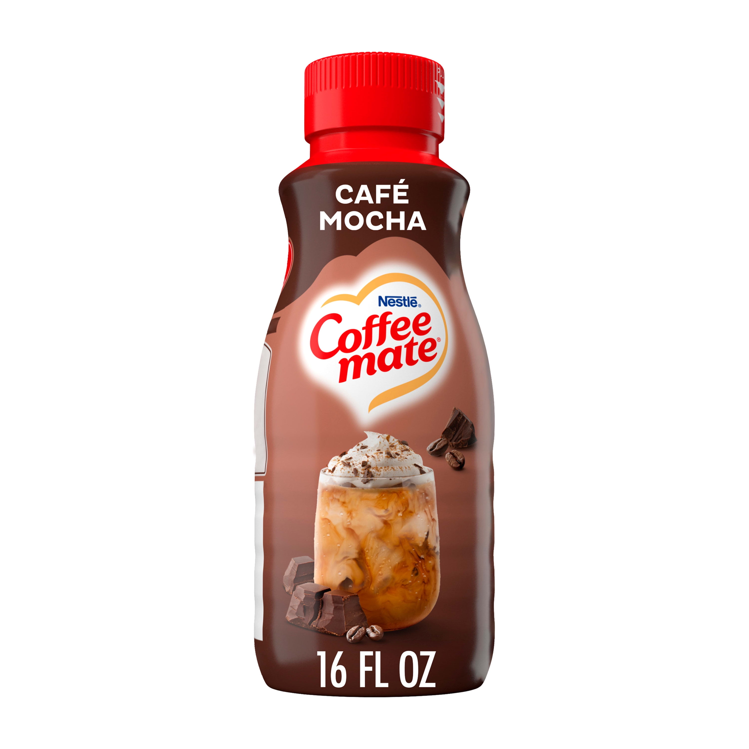 Nestle Coffee Mate Instant Cafe Mocha Liquid Creamer, 16 fl oz Bottle