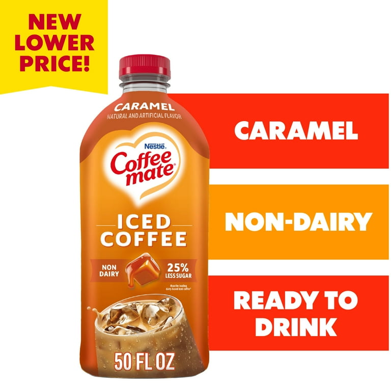 Coffeemate Caramel Flavored Iced Coffee 50 fl oz Cold Ready-to