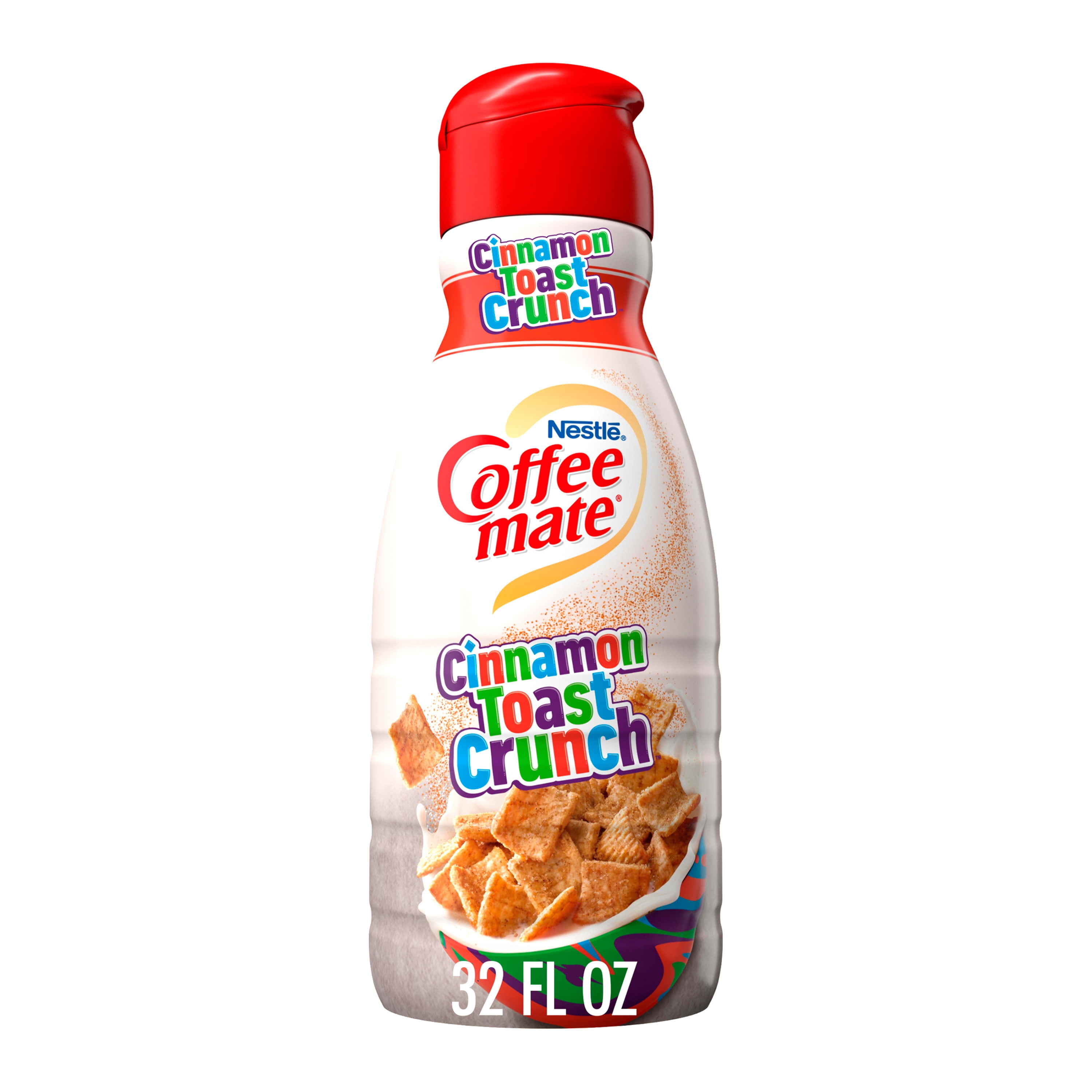 Nestle Coffee Mate Cinnamon Toast Crunch Liquid Coffee Creamer, 0.5 Ounces Per Serving, 64