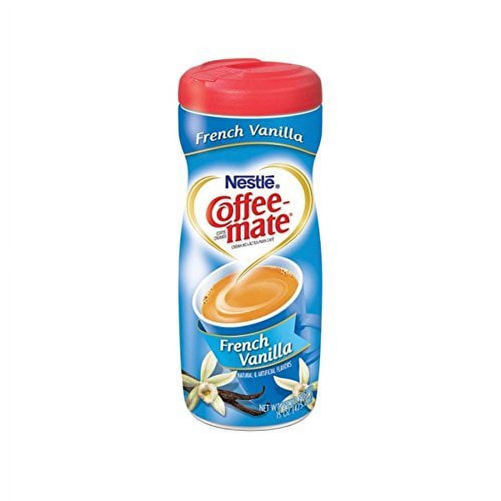 (6 pack) Coffee mate French Vanilla Powder Coffee Creamer, 15 oz