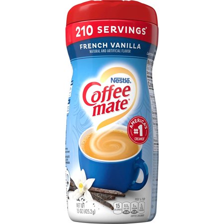 (6 pack) Coffee mate French Vanilla Powder Coffee Creamer, 15 oz