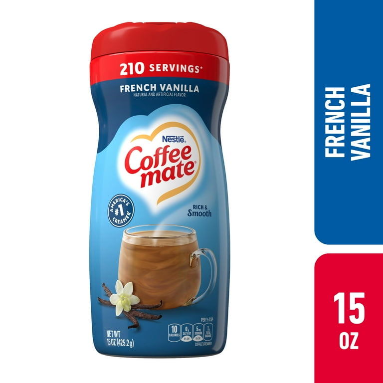 Coffee mate Powdered Creamer - French Vanilla Flavor - 15 fl oz (444 mL) - 1/Each Coffee mate Powdered Creamer - French Vanilla Flavor - 15 fl oz (444 mL) - 1/Each