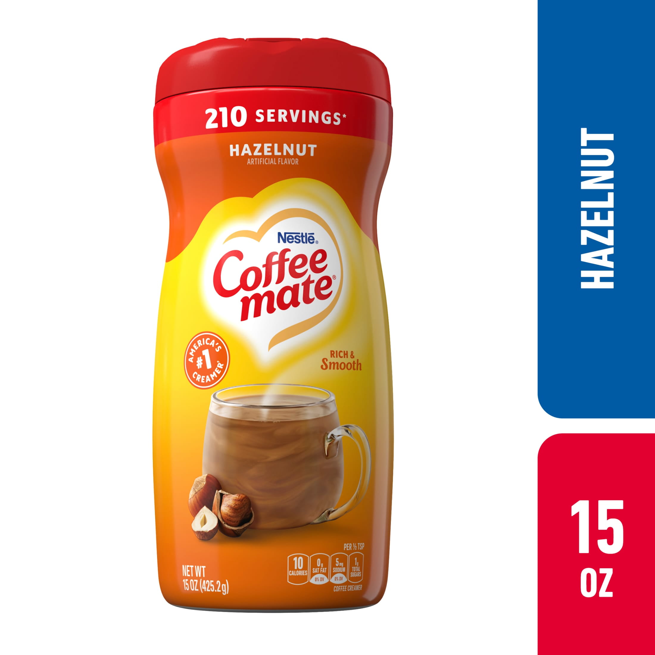 Hazelnut Creamer Powder, 15oz Plastic Bottle Hazelnut Creamer Powder, 15oz Plastic Bottle
