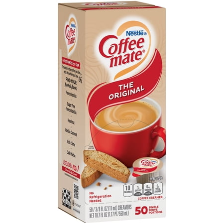 Nestle Coffee Mate Liquid Coffee Creamer Singles - Original - 50 Count