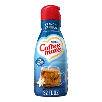 Coffee mate French Vanilla Liquid Non-Dairy Coffee Creamer, 32 fl oz