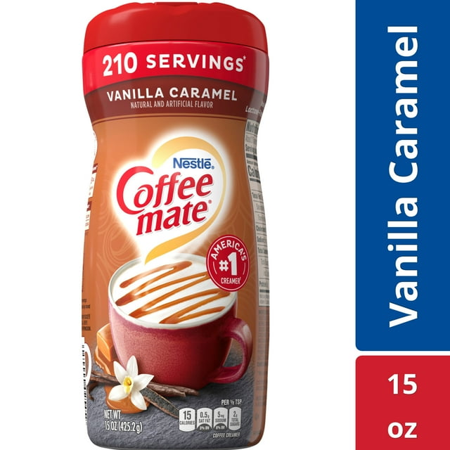 Nestle Coffee Mate Vanilla Caramel Powdered Coffee Creamer, 15 oz