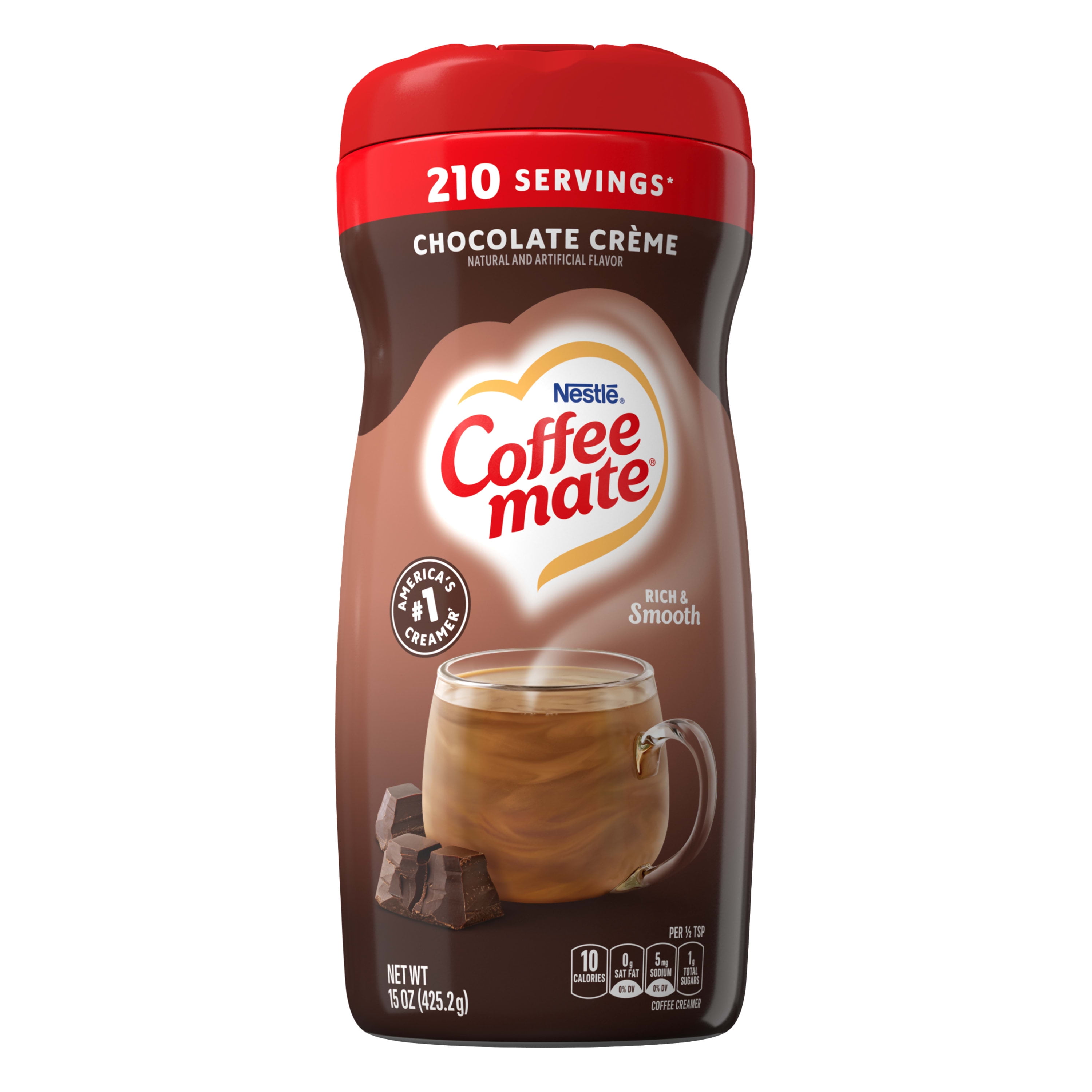 Nestle Coffee mate Chocolate Creme Powder Coffee Creamer, 15 oz ...