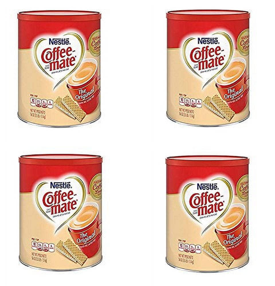 Nestle Coffeemate Coffee Creamer 56oz. Canister (Pack 4)