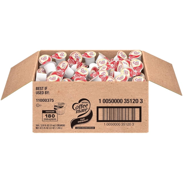 Nestle Coffee mate Coffee Creamer, Original, Liquid Creamer Singles