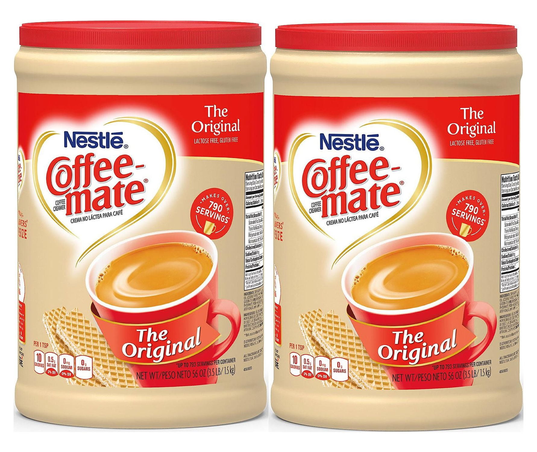 Nestle Coffeemate Coffee NonDairy Creamer Powder 56 oz 2 Pack