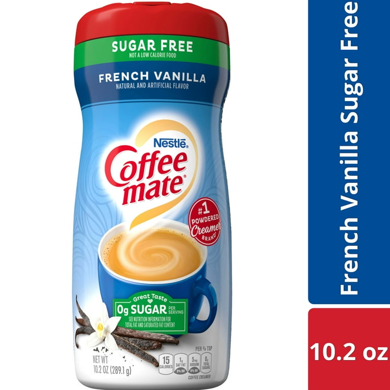 Coffee Mate Sugar Free Powdered Creamer Snack Peak Variety Gift Box –  Hazelnut, Vanilla Caramel, Chocolate Crème, and French Vanilla