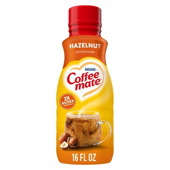 Coffee mate Hazelnut Liquid Coffee Creamer, 16 fl oz
