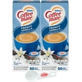 Nestle Coffee mate Liquid Coffee Creamer Singles, French Vanilla, 50 Ct