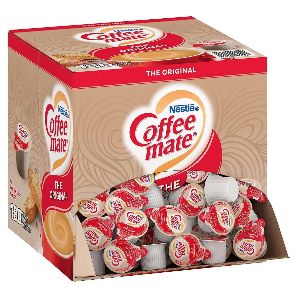 Nestlé Coffee-mate Original Liquid Creamer Singles, 180 Count