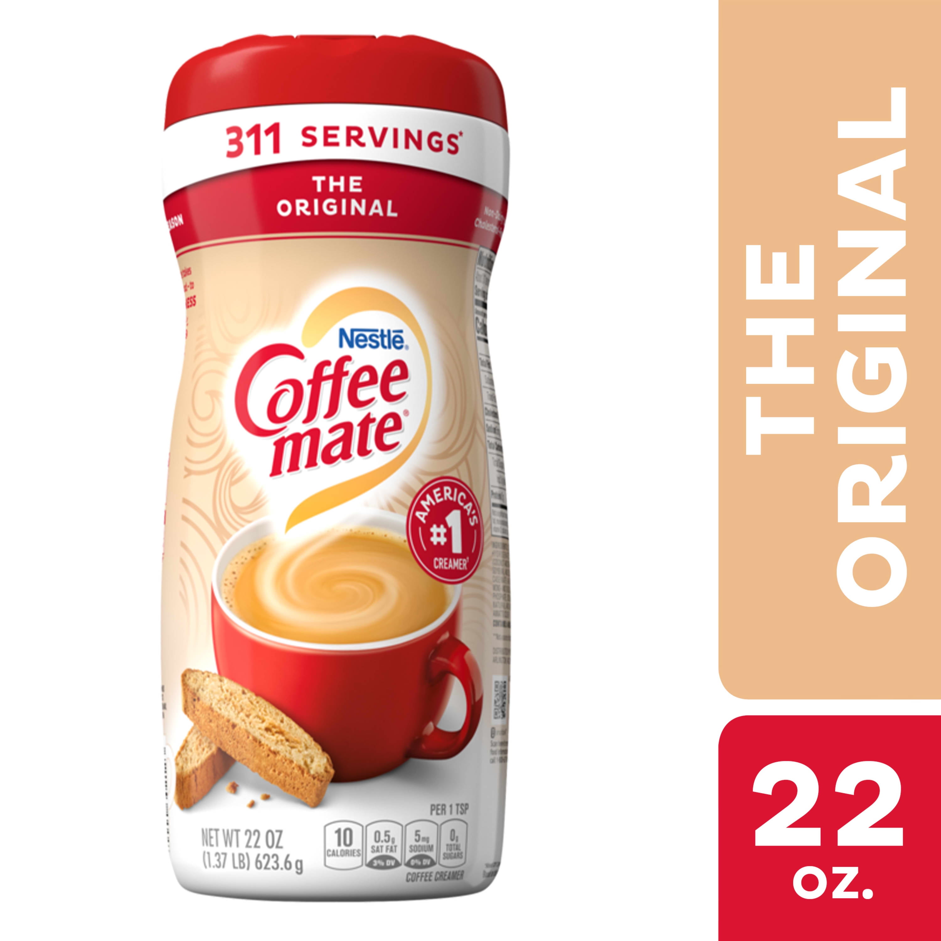 Nestle Coffee mate Original Powdered Coffee Creamer, 22 oz