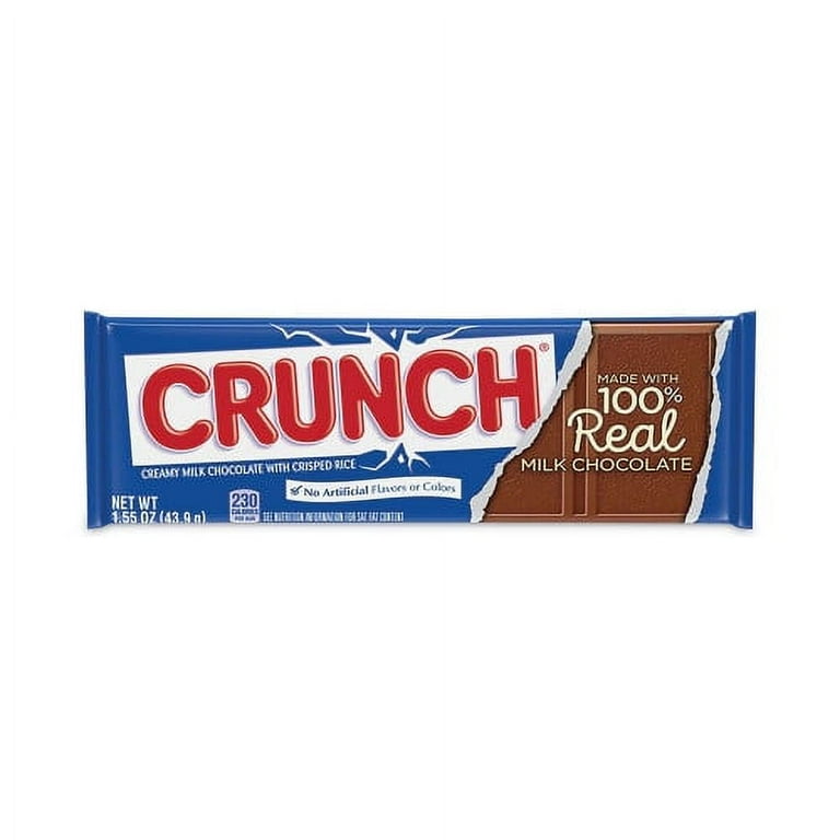 Crunch Bar, Individually Wrapped, 1.55 oz, 36/Carton, Ships in 1-3 Business Days Crunch Bar, Individually Wrapped, 1.55 oz, 36/Carton, Ships in 1-3 Business Days