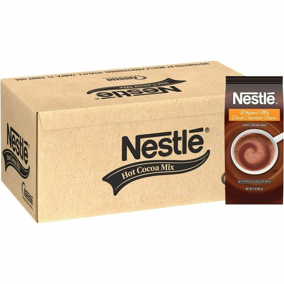 Nestle Dark Chocolate Whipper Mix 12 X 2 Lb Bags Hot Cocoa Vending