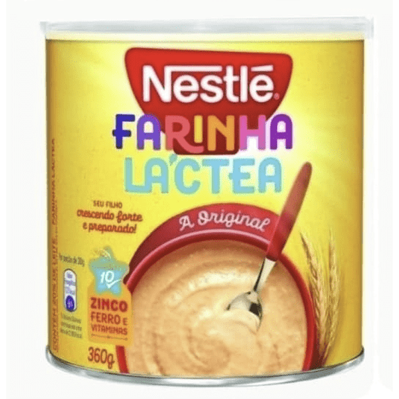 Nestle Farinha Lactea 12.7 oz (360g) Pack of 2 | Brazilian Lacteal Flour | Exclusive Brazil in Texas Bundle