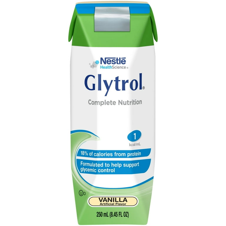 Nestle Glytrol Vanilla Tube Feeding Formula, Lactose Free Dietary
