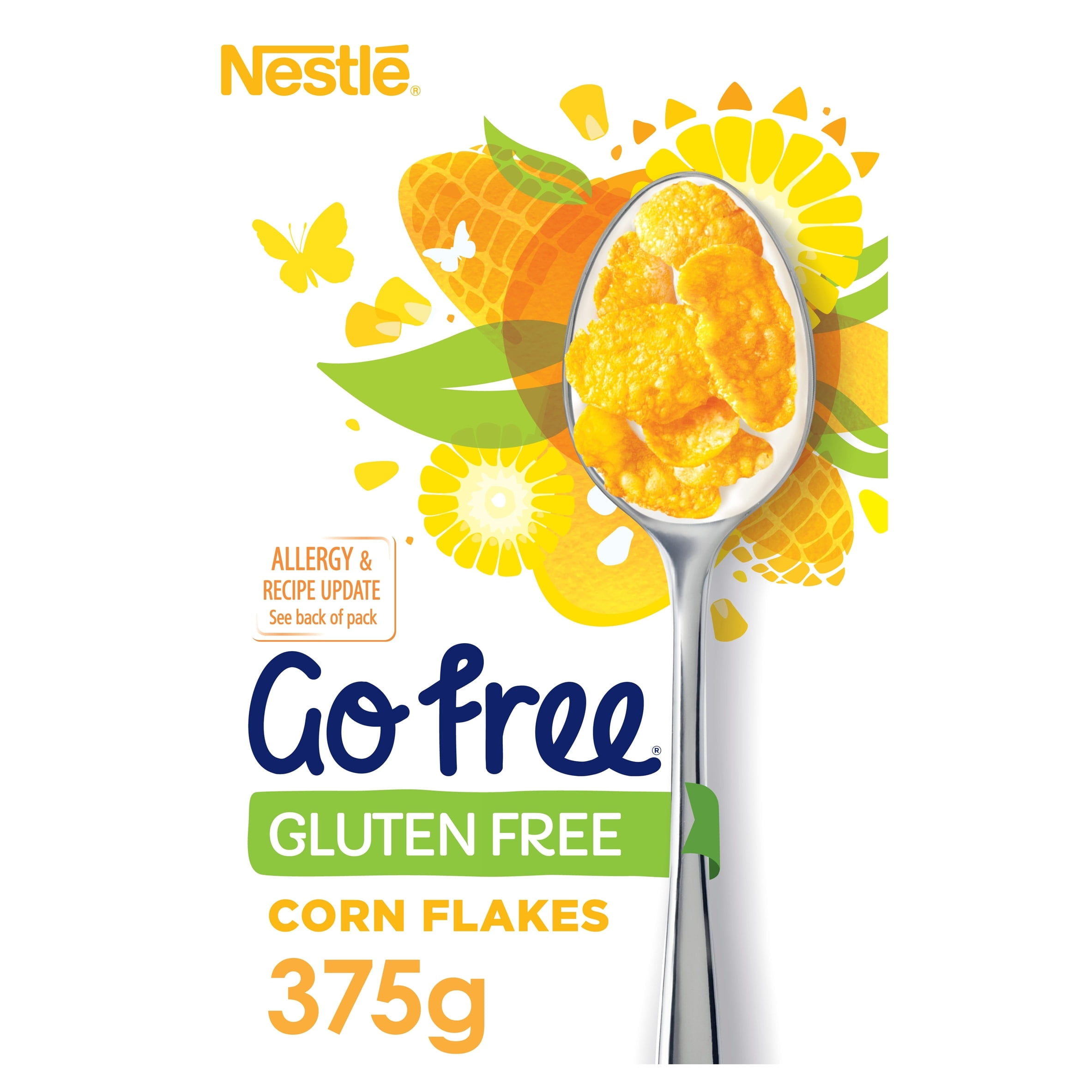 Nestle GoFree Cornflakes Cereal 375g, Imported from Britain