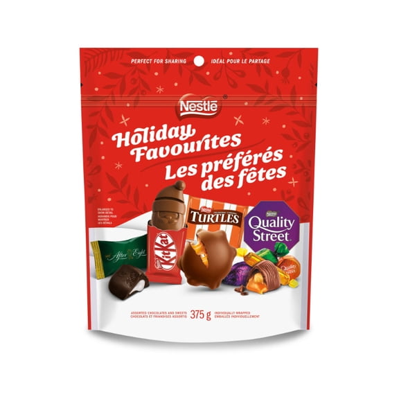 Nestle Holiday Favorites, Turtles, After Eight, Kit Kat, & Quality Street Assorted Chocolates, 375g/13 oz. Bag {Imported from Canada}