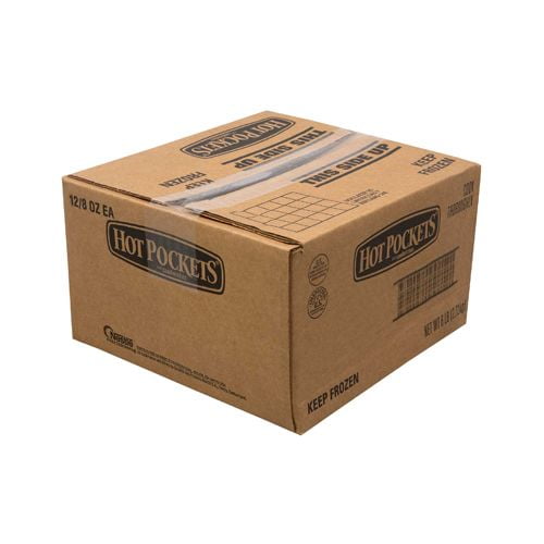 Nestle Hot Pockets Meatballs and Mozzarella Stuffed Sandwich, 8 Ounce 12 per case.