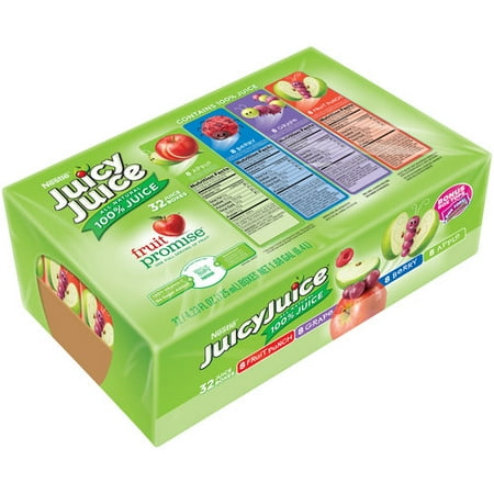 Nestle Juicy Juice 100% Juice, 4.23 Fl. Oz., 32 Count