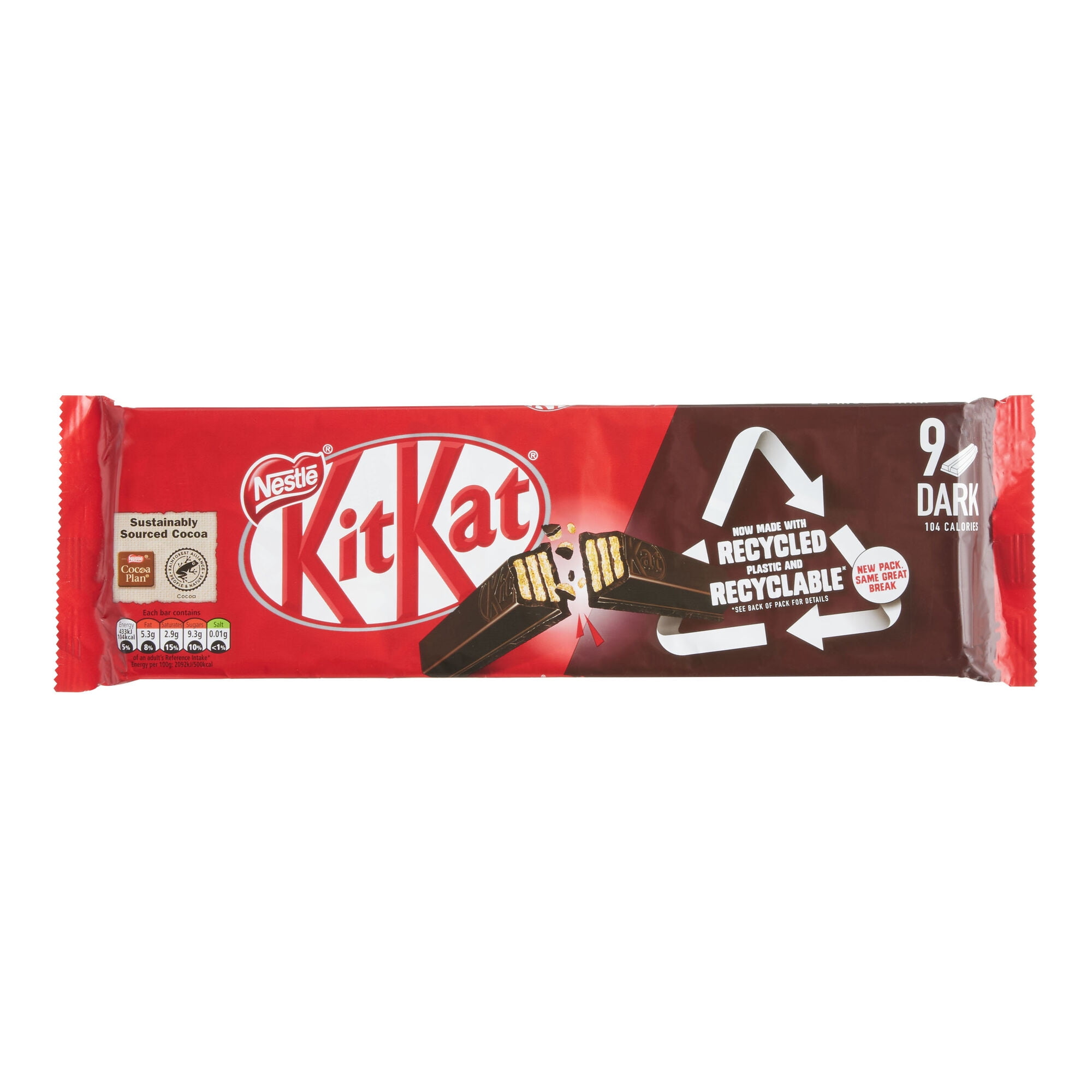 Nestle Kit Kat Dark Chocolate Wafer Bars 6.56 oz.
