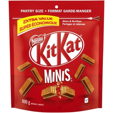 Nestle Kitkat Chocolate Minis Extra Value Pantry Size 800g/28 oz
