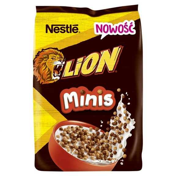 Nestle LION Minis Carmel breakfast cereal 400g/14 oz