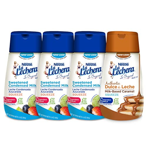 Nestle La Lechera Squeeze Variety Pack, Sweetened Condensed Milk (3