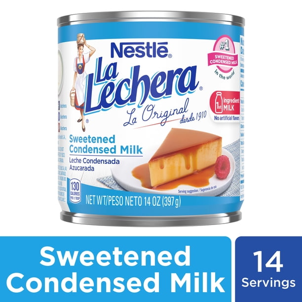 Nestle La Lechera Sweetened Condensed Milk, Good source of calcium,14
